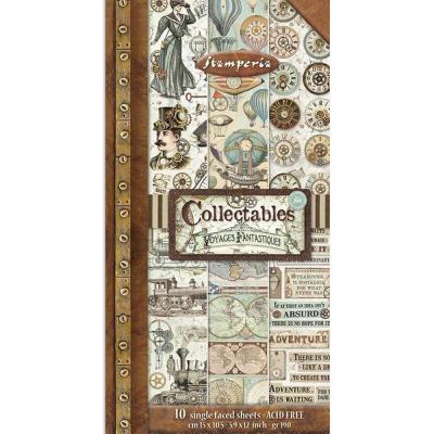 Stamperia Voyages Fantastiques Designpapier - Paper Pack